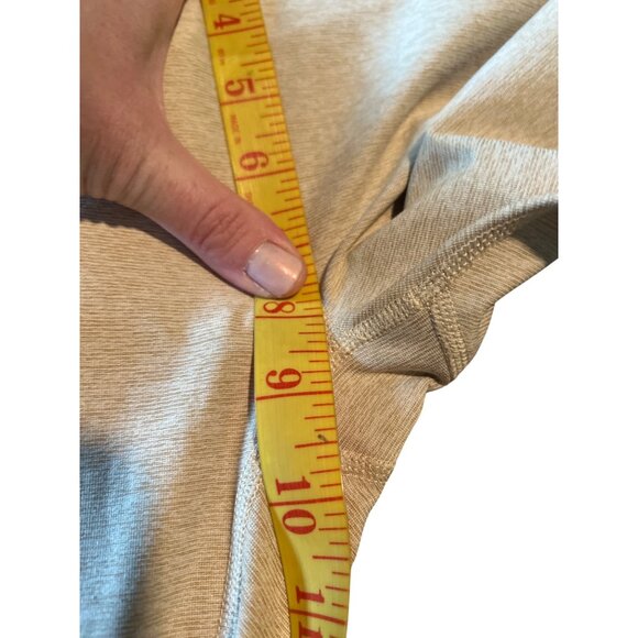 Outdoor Voices Beige 7/8 Color block High-Waisted Compression Leggings XS - Picture 5 of 7